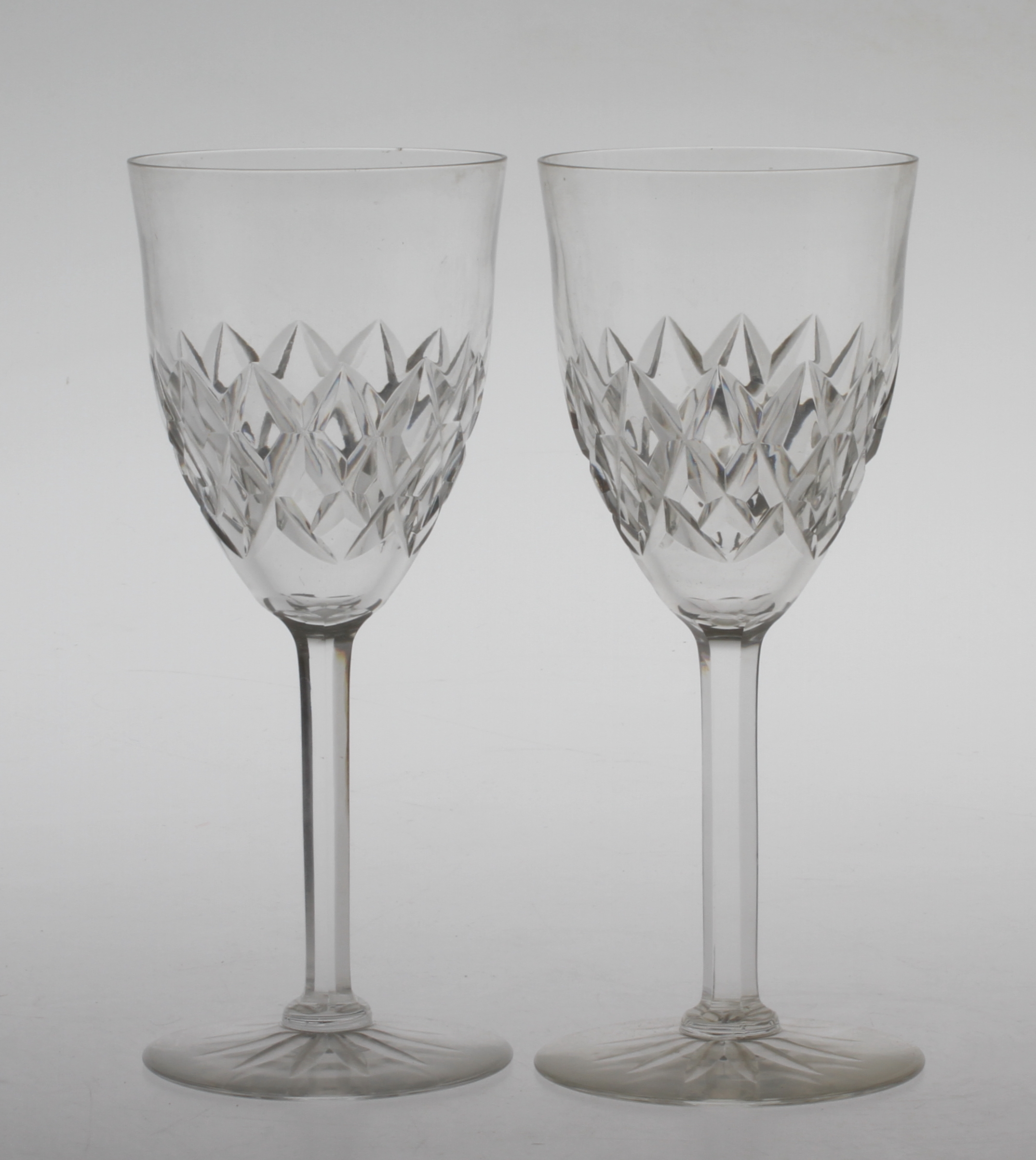 Bilder för 79981. VINGLAS, 6 st, Waldersee Brilliant, Orrefors, 1900