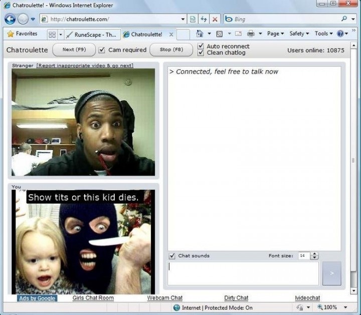 24 Hilarious Chatroulette Chats That Will Make You Laugh Out Loud