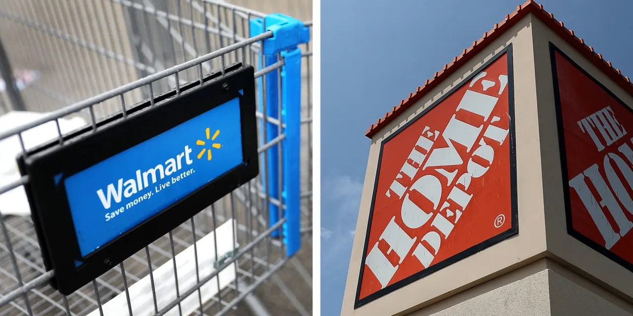 Home Depot and Walmart Face High Expectations on Earnings. Fair Warning