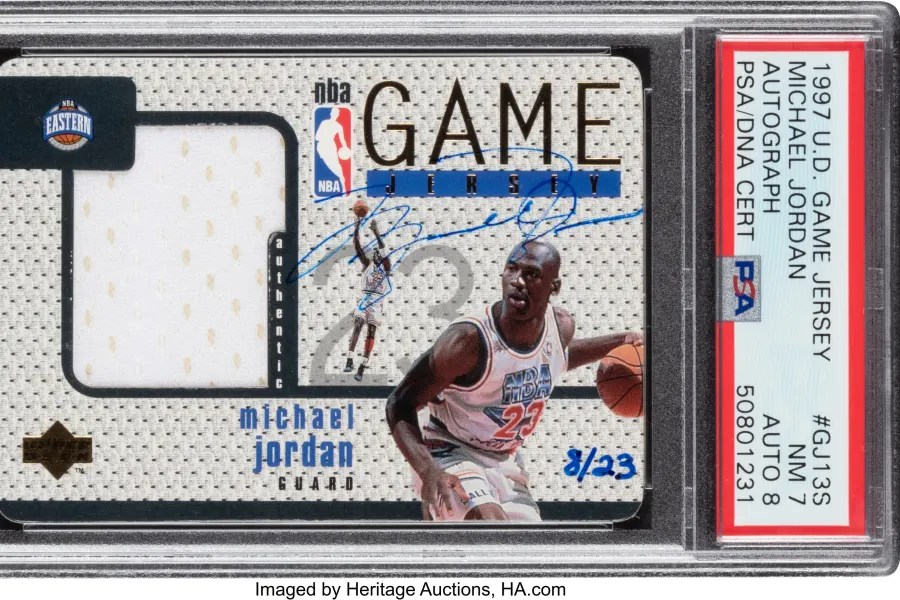 Autographed Michael Jordan Card Sells for 1.44 Million Penta