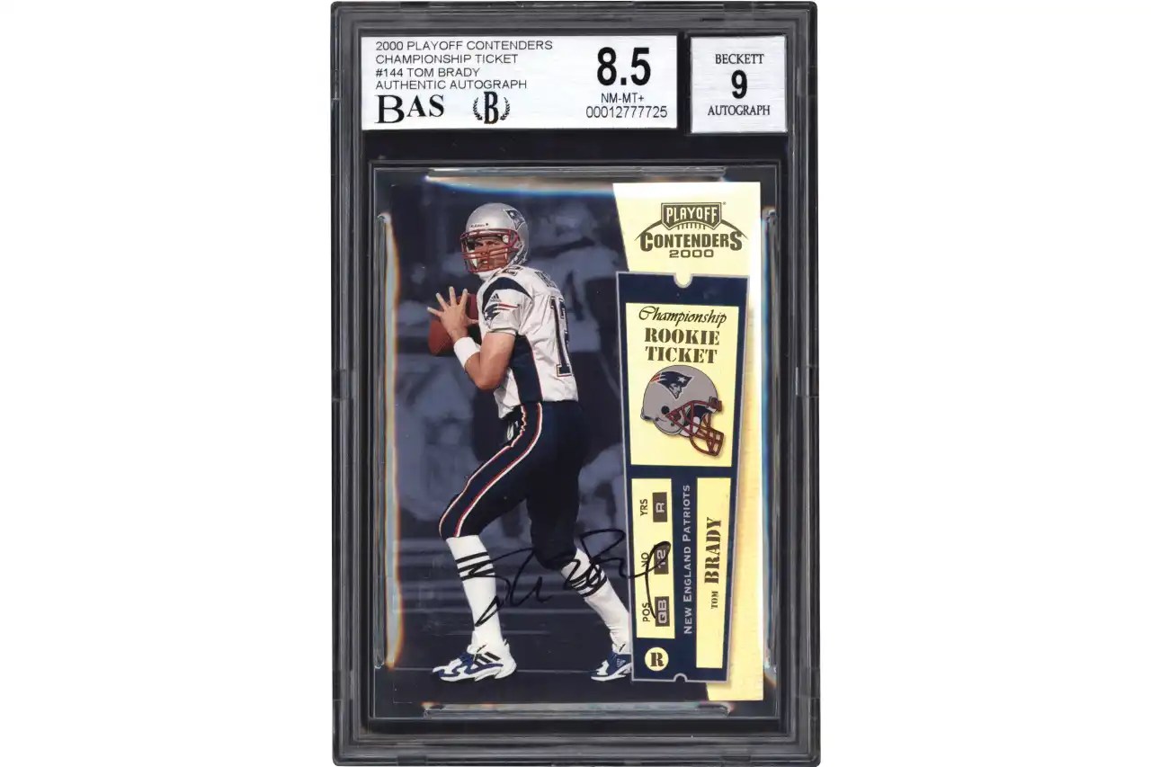 Rare Tom Brady Rookie Card Sells For RecordBreaking, 47 OFF