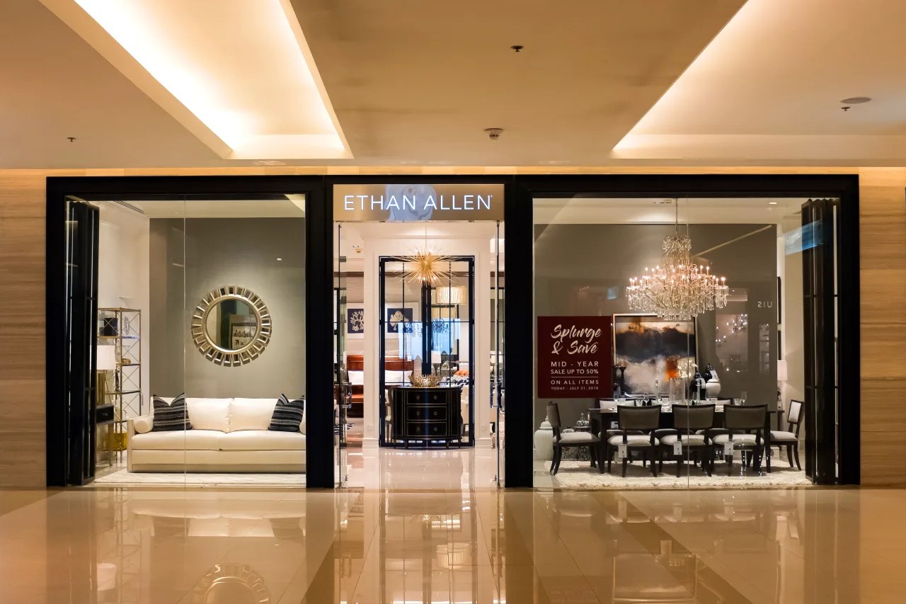 Ethan Allen Furniture Gallery Combining Technology With Personal