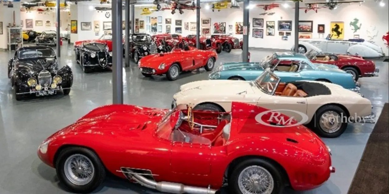 The 100 Million Car Collection of Late Industrialist Oscar Davis Heads