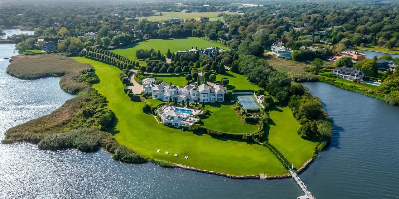 A Sprawling 72 Million Waterfront Hamptons Estate Is Headed to the