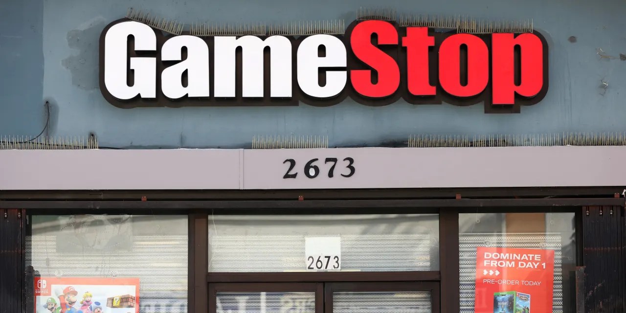 GameStop's Stock Split Was Today. Shares Fell 7. Barron's