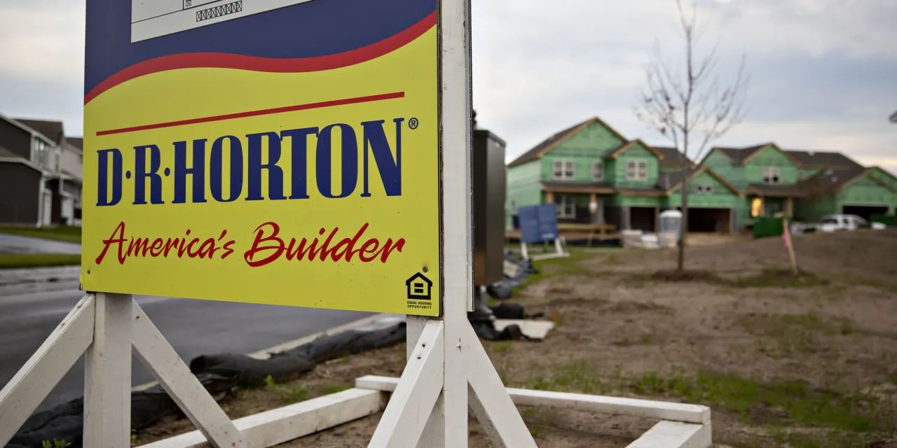 Home Buyers Are Having a Hard Time. D.R. Horton Earnings Miss. Barron's