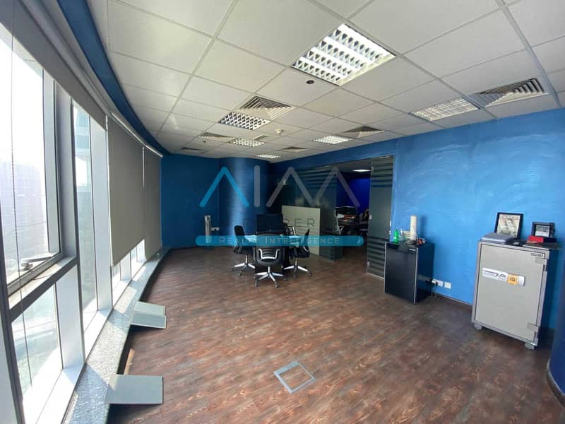 Fully Furnished Partitioned Fitted Office for rent Business Bay