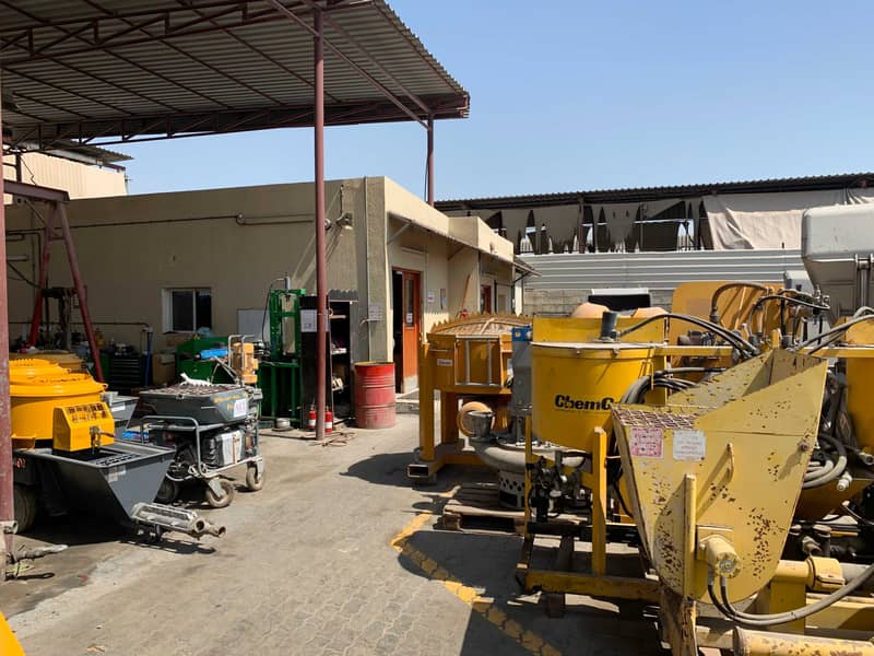 Ras al khor 20,000SqFt plot area built in warehouse and open yard with