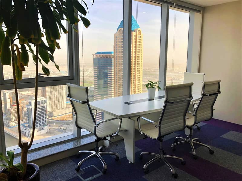 Modern Offices w/ Dubai Canal ViewNo CommissionEjari Ready