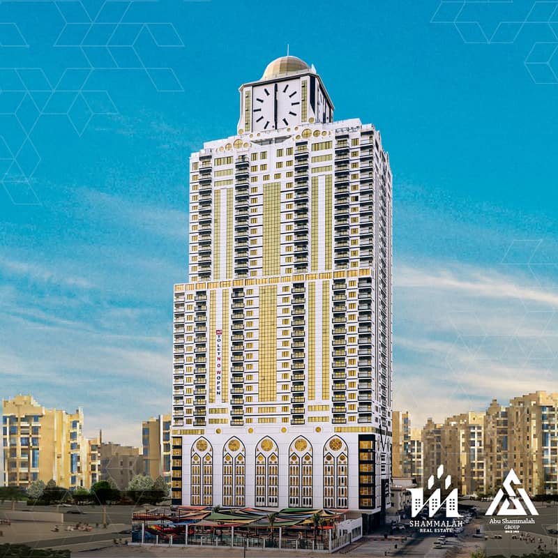 Luxurious apartments in Ajman Clock Towers, REF06SO