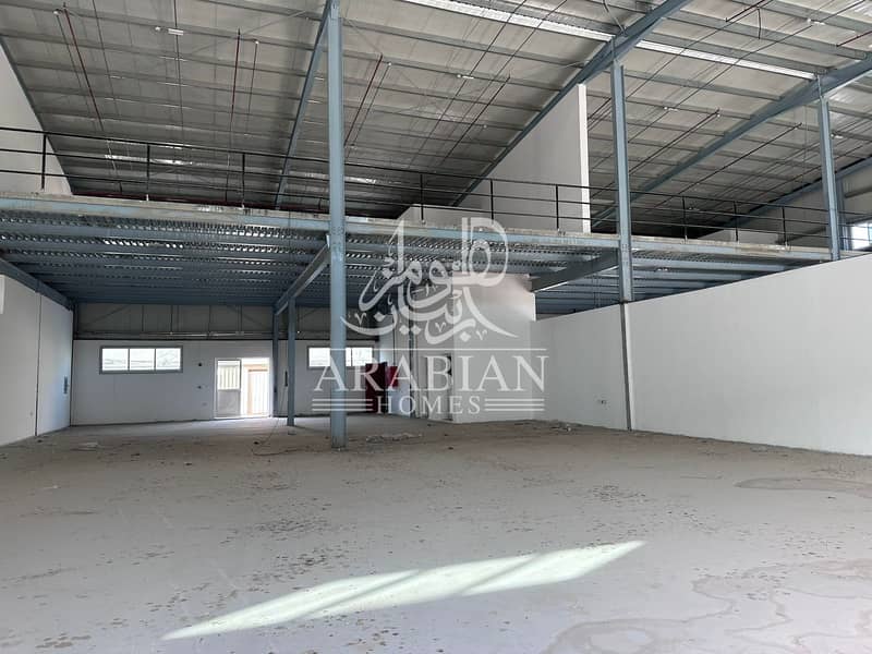 Brand New Warehouse with Mezzanine for Rent in Mussafah Industrial Area
