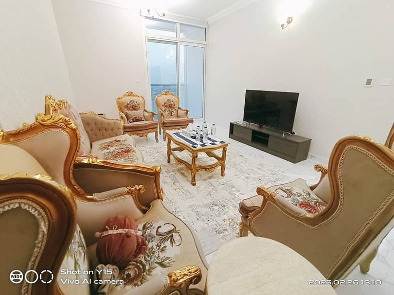 Luxury 2 Bedroom Hall For Rent In Oasis Tower Ajman Monthly Basis