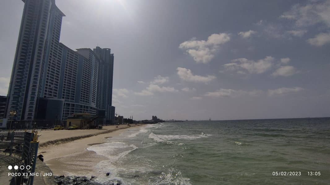Own the most luxurious tower ever in Ajman, directly on the sea, with a