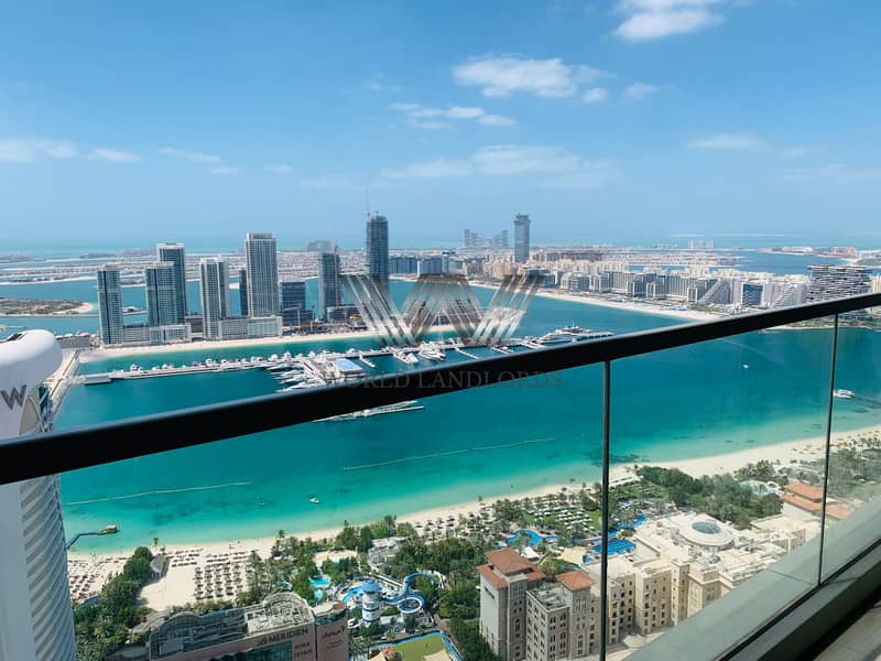 3Bed Sea & Palm Jumeirah View High Floor For Sale