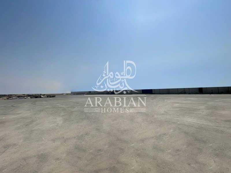 20,000sq. m Open Land with Covered Boundary Wall for Rent in Mafraq