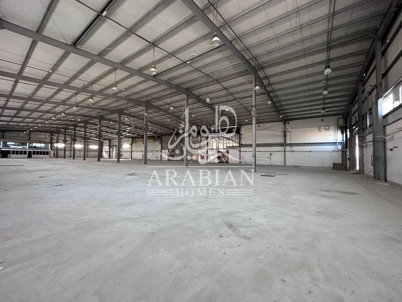 3,000sq. m Warehouse with Mezzanine for Rent in Mafraq Industrial Area