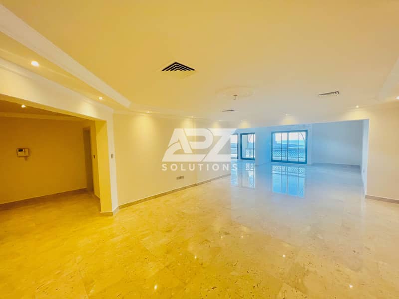 4 BR With Full Wide Corniche Sea View for rent in Abu Dhabi No