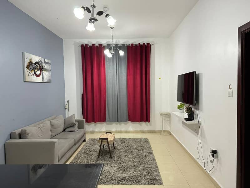 1 BHK FURNISHED APARTMENT FOR RENT IN CITY TOWERS FREE WIFI