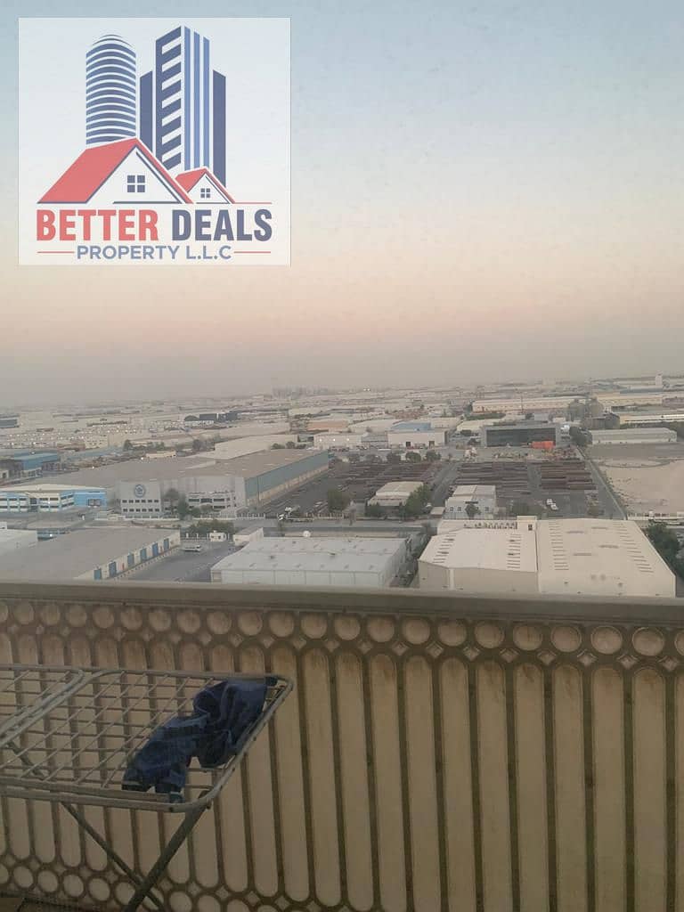 Hot offer furnished 1 bed room suburbia tower Down town jabal Ali near