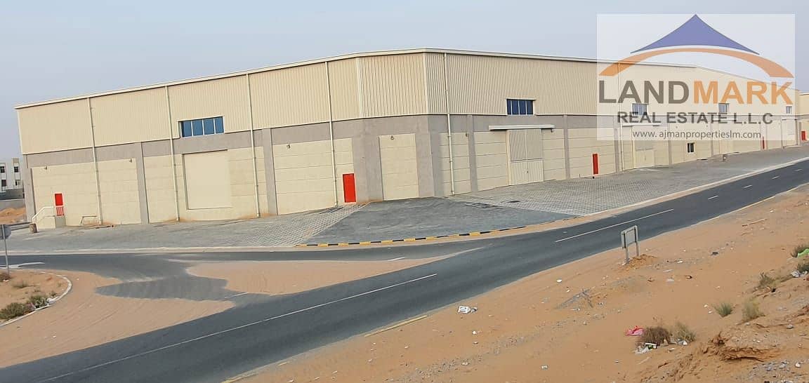 NEW BIG SIZE WEREHOUSE FOR RENT IN UMM AL QUWAIN INDUSTRIAL AREA