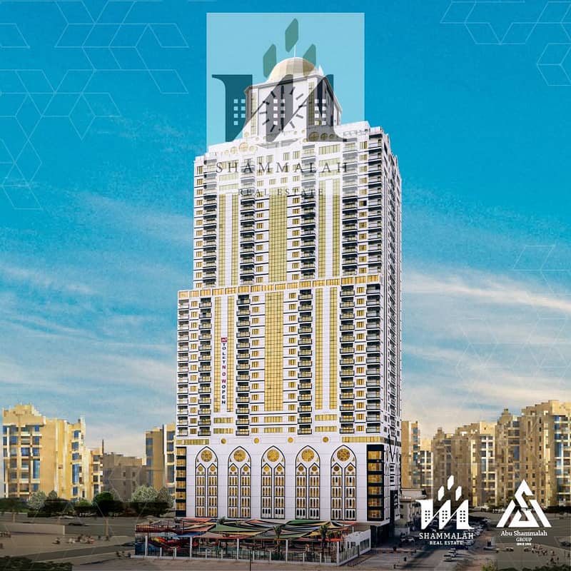 Luxurious apartments in Ajman Clock Towers , REF 01