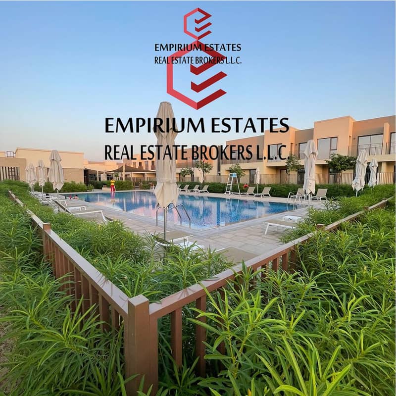 4CHEQUESTOWNHOUSE FOR RENT DUBAI SOUTH '' PARKSIDE 3 '' opposite