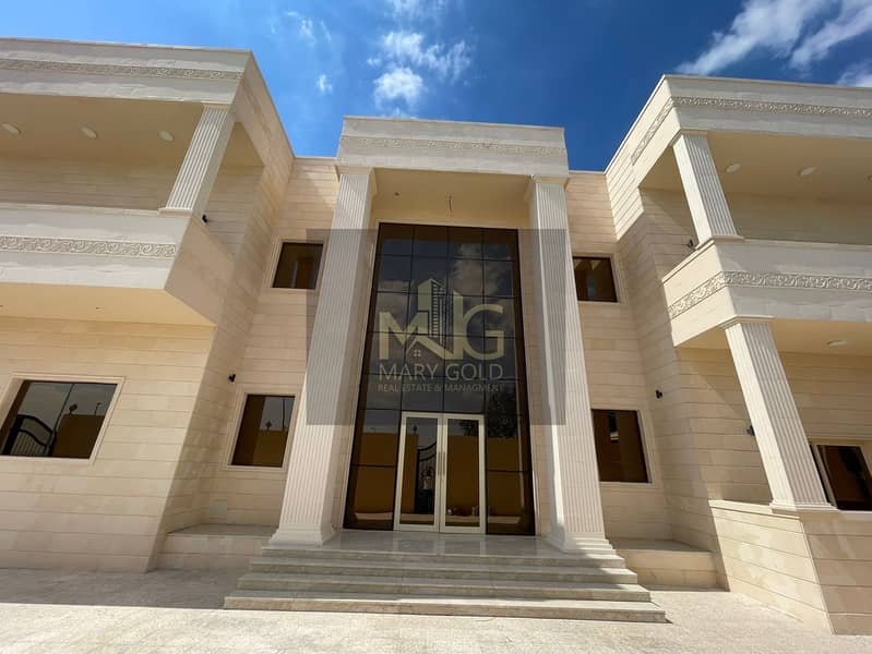 Luxurious 3BR Ground Floor Apartment with Maidroom, Majlis, and Balconies in Prime Al Shahama