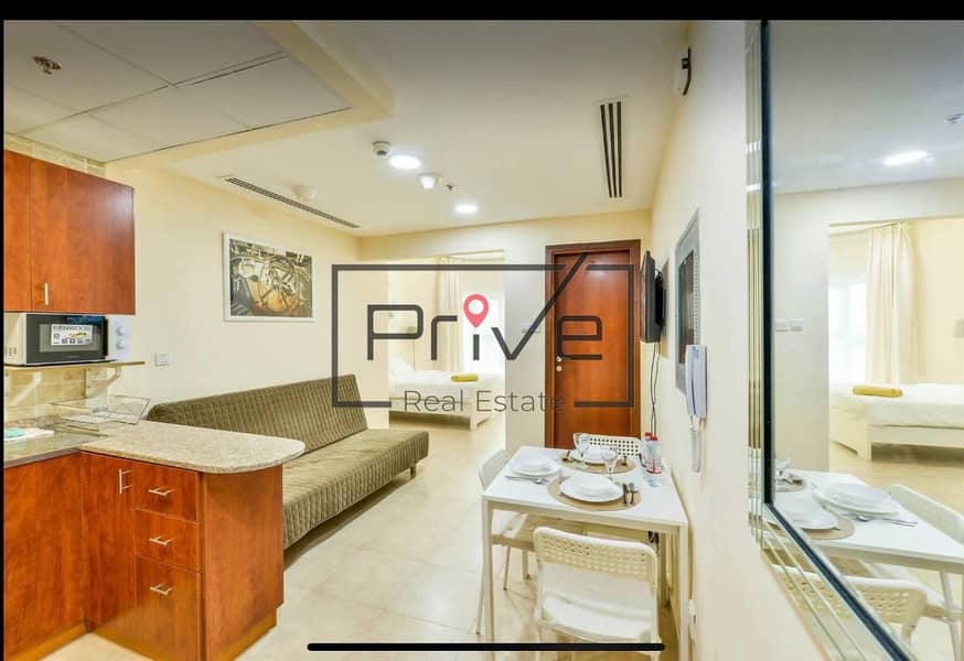 Spacious Studio Fully Furnished I Ready to Move