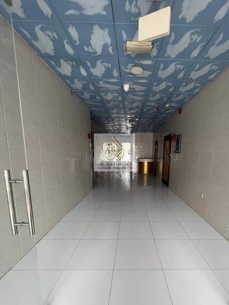 For rent in Ajman, a threeroom apartment and a living room, annually
