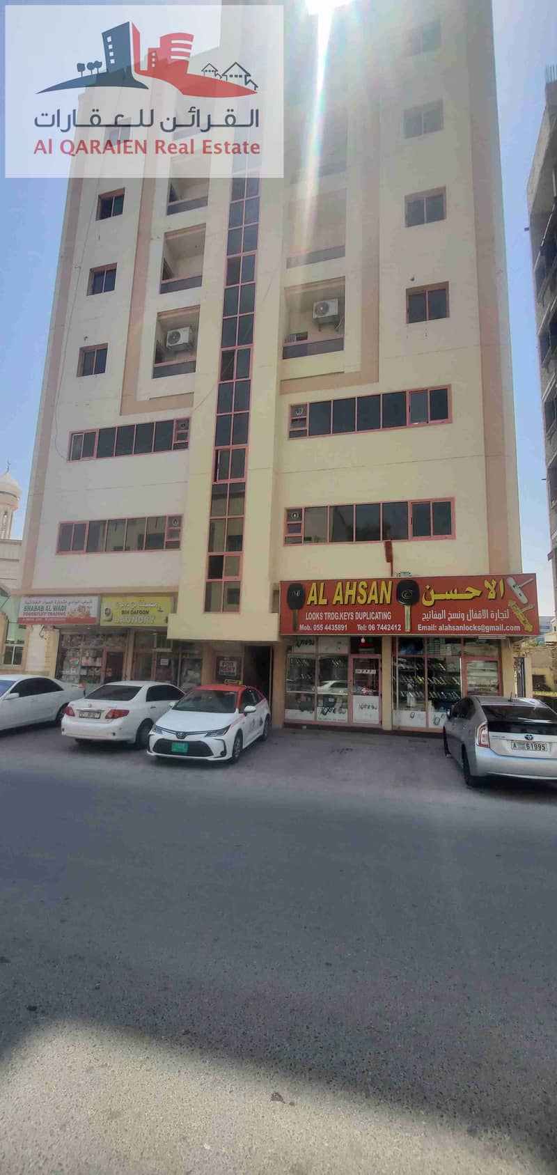 Studio for rent al nakheel 1 karama opposite to al rayan hotel