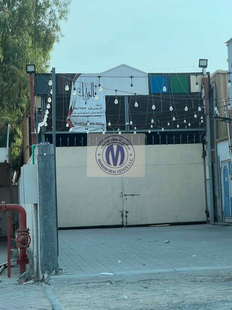 WARE HOUSE FOR RENT IN NEW SANAIYA INDUSTRIAL AJMAN