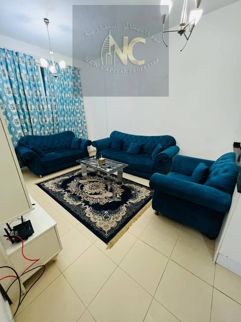 ((For monthly rent in City Towers)) Furnished 1BHK , very clean