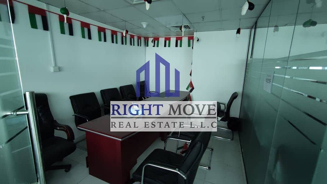 BEST DEAL !! FULLY FURNISHED BIG SIZE OFFICE FOR RENT IN FALCON TOWERS