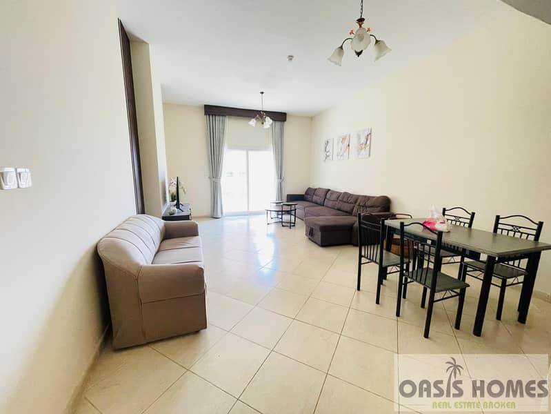 Near to LULU Mall Fully Furnished 1BHK for rent in Silicon Oasis