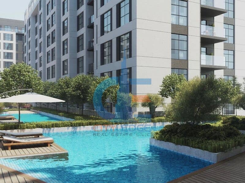 Al jada has biggest gym in UAE luxury APARTMENT with swim pool last unit GREENISH AREA