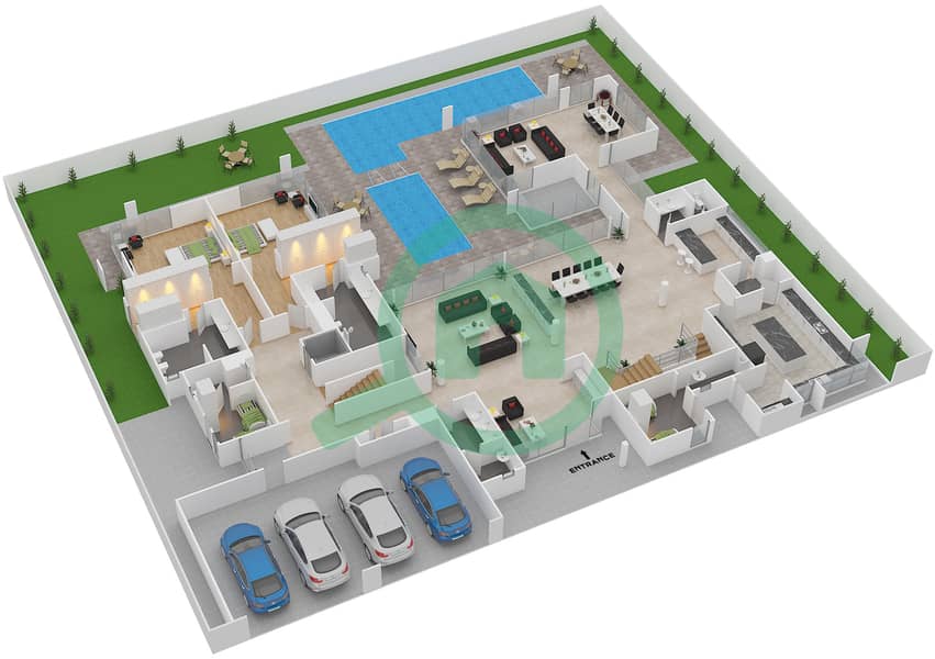 6 Bedroom House Designs 3d House Decor Interior