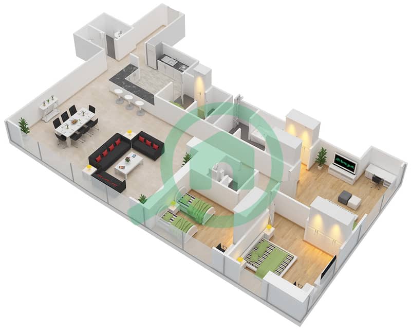 The Gate Towers Abu Dhabi Floor Plan floorplans.click