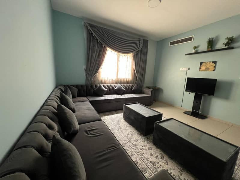 2 bedroom apartment for monthly rent furnished in Al Rashidiya 3