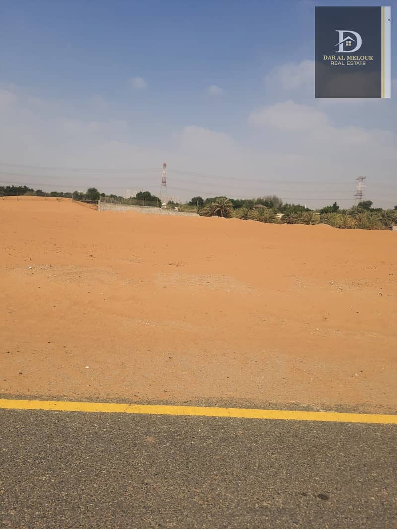 For sale in Sharjah, Al Malha area Residential land Area 3300 square