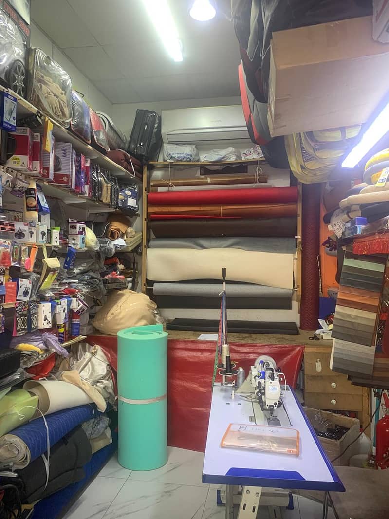 Fully Equipped & Furnished Spacious Car Accessories Shop for Rent In