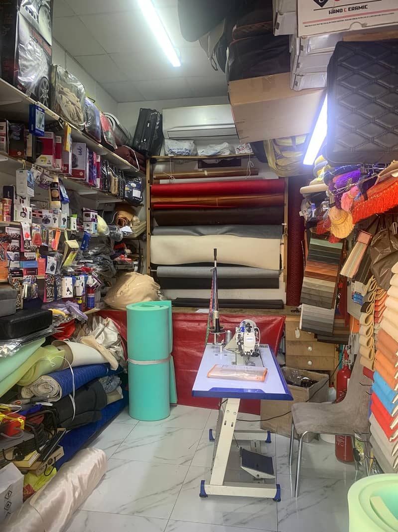 Fully Equipped & Furnished Spacious Car Accessories Shop for Rent In