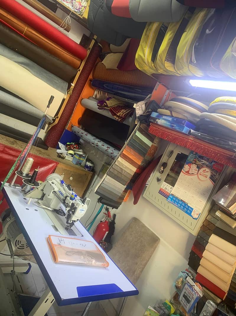 Fully Equipped & Furnished Spacious Car Accessories Shop for Rent In