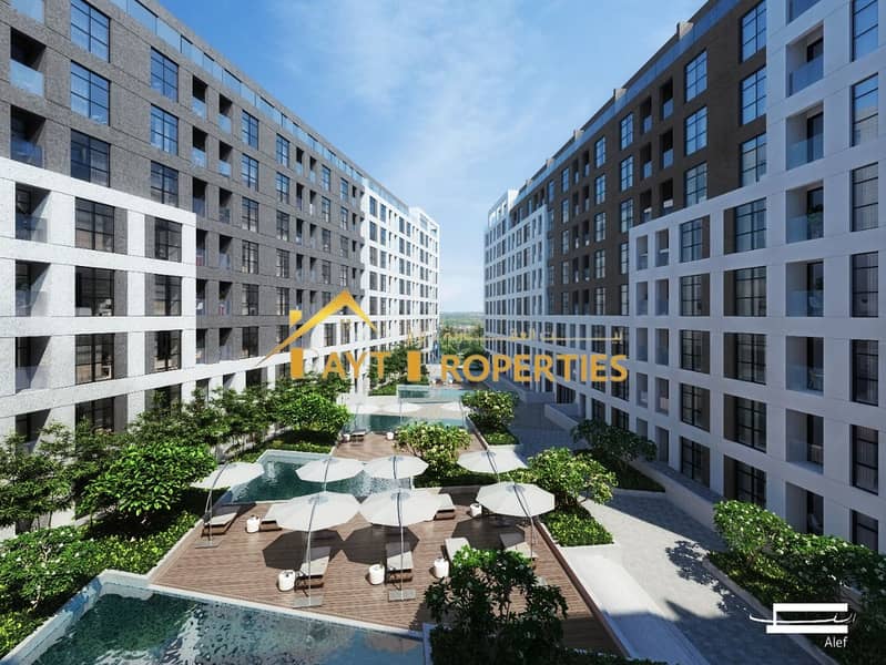 2 beds with a flexible payment plan over 7 years with developer high