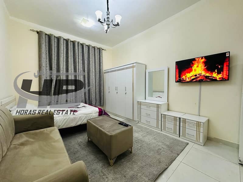 Furnished apartment in the best areas of Ajman, new furniture, first
