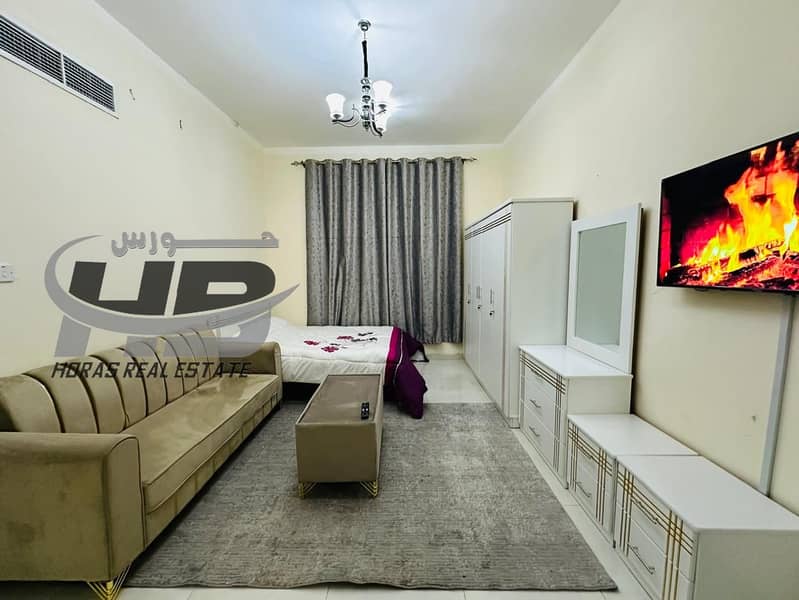 Furnished apartment in the best areas of Ajman, new furniture, first