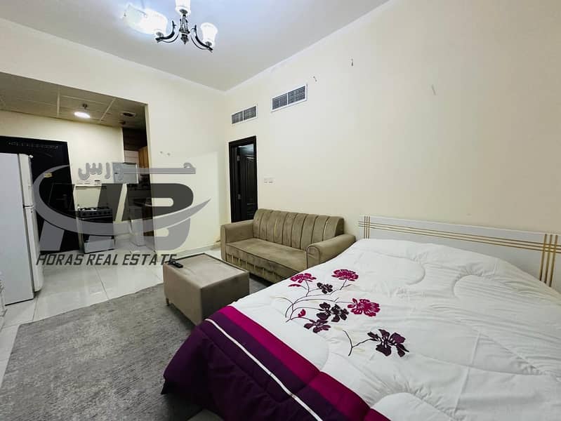 Furnished apartment in the best areas of Ajman, new furniture, first