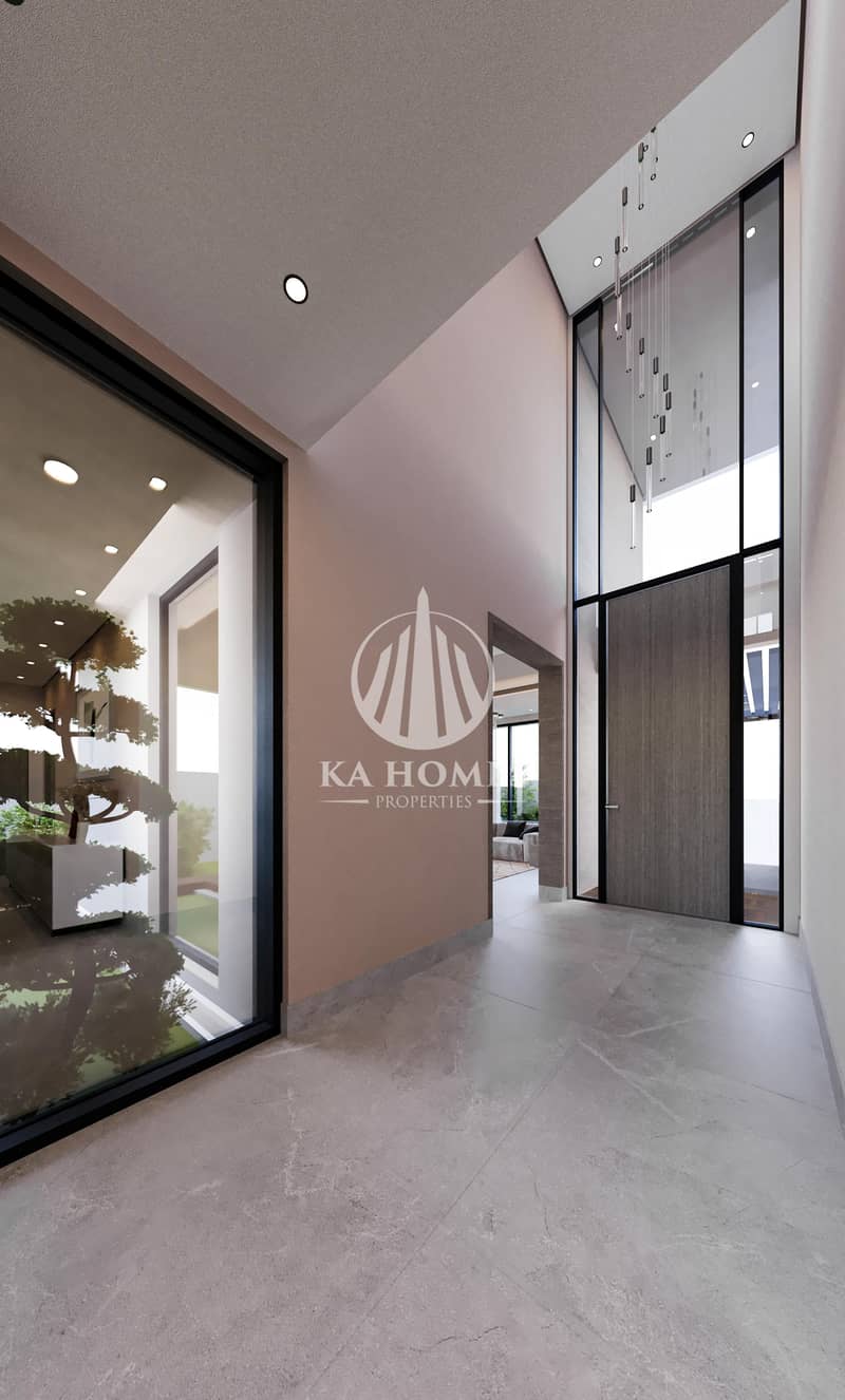 Independent villa with 4 master rooms + external sitting room + maid’s