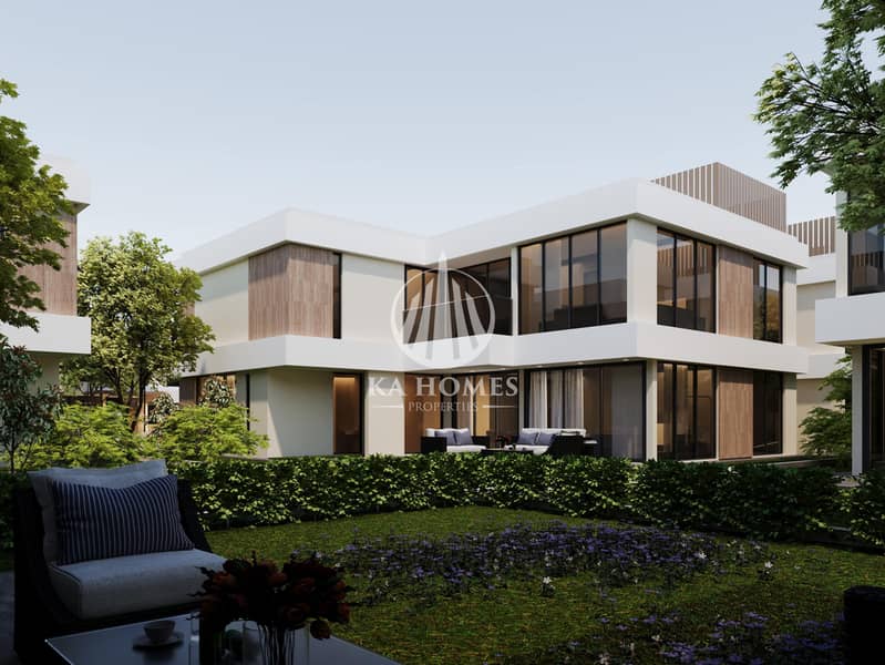 Independent villa with 4 master rooms + external sitting room + maid’s