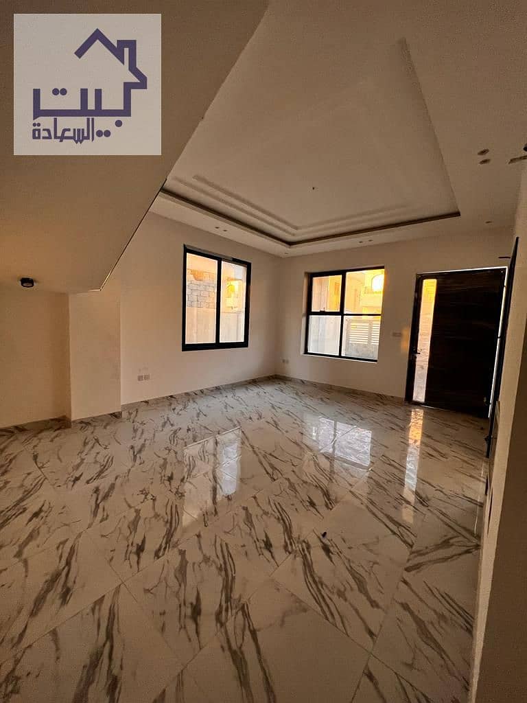 For rent a villa in AlYasmin, opposite the mosque 5 master bedrooms