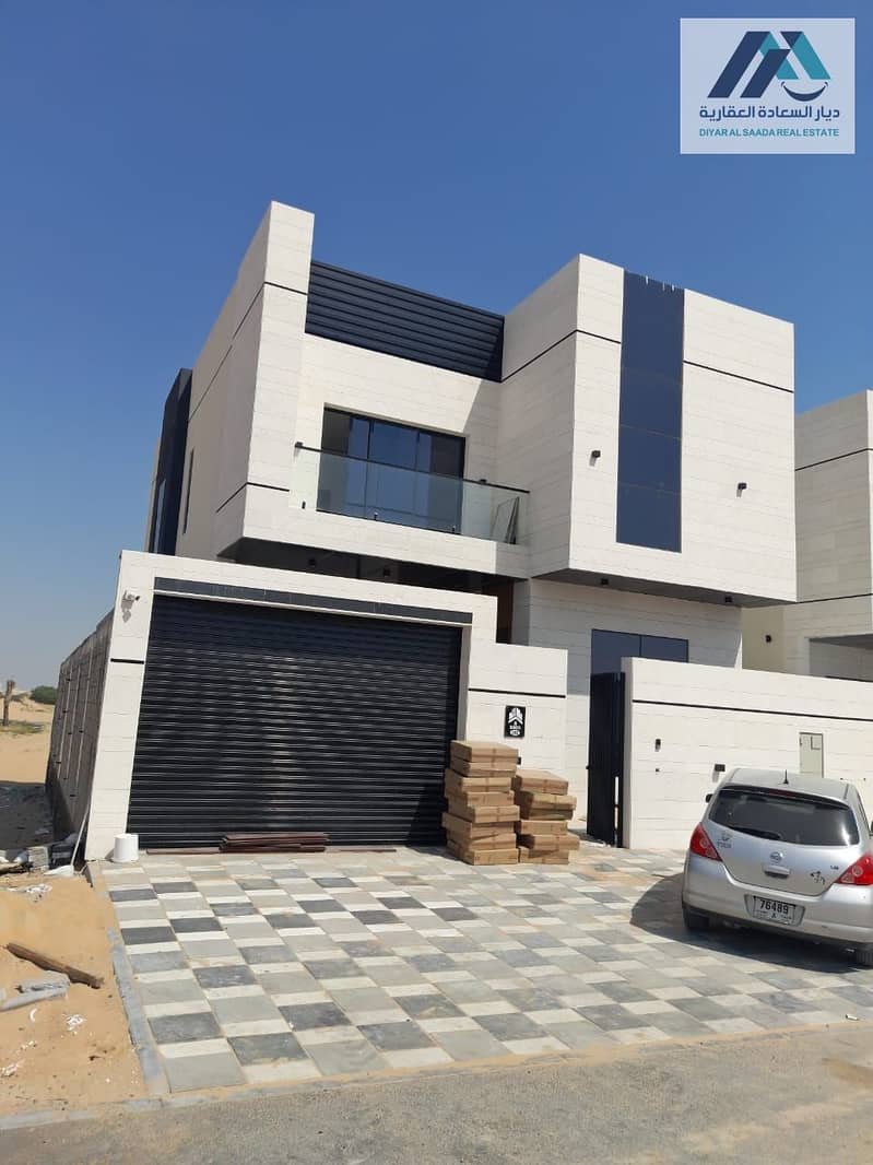For rent in Ajman Al Bahia 5 master rooms, a council, two halls